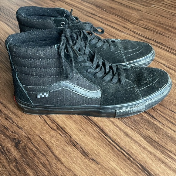 Vans Sk8 Hi Black Size 10 - Picture 7 of 10